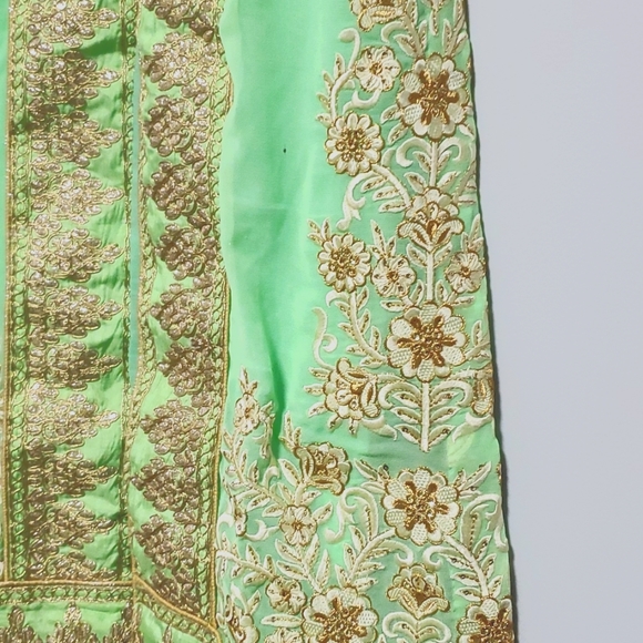 Anarkali suit with plazzo and dupatta - Picture 2 of 4